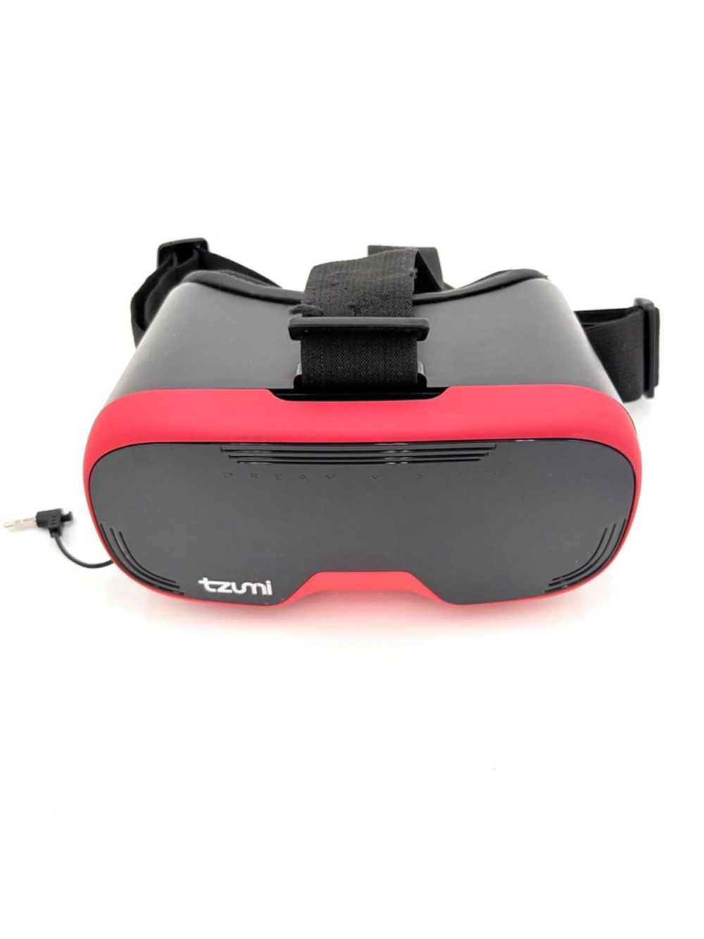 Tzumi Dream Vision VR Headset Smartphone Virtual Reality Viewer Black Red